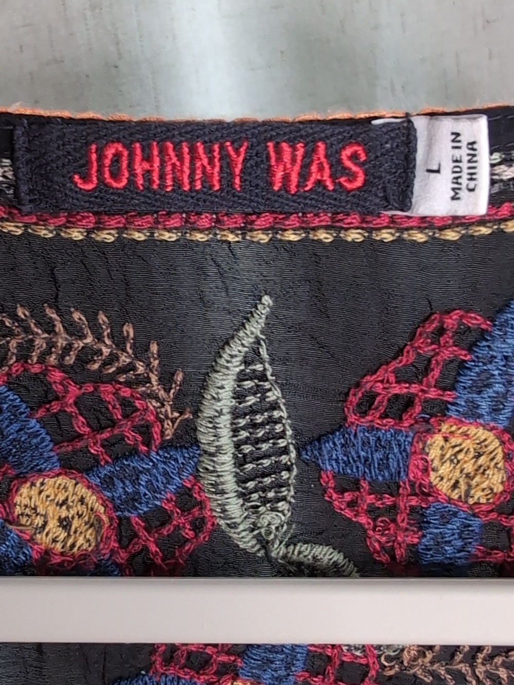 Johnny Was Zodea Blouse-Rio, Boho Pullover with Buttons - Picture 7 of 9